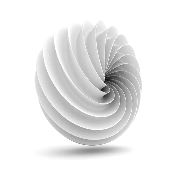 Abstract White Geometric Figure Background — Stock Photo, Image