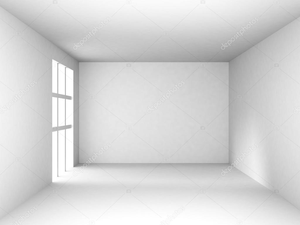 Abstract Modern White Interior Background