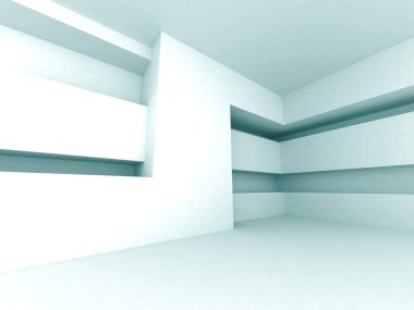 Soyut fütüristik boş iç