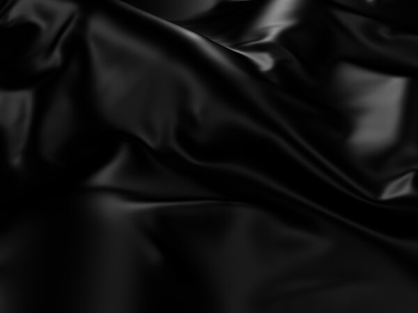 Black Silk Cloth Abstract Background