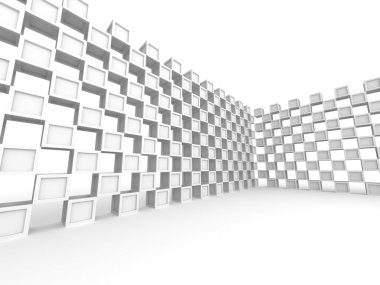 Soyut kare blok duvar arka plan