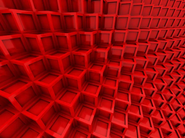 Bloques de cubo rojo abstracto Fondo —  Fotos de Stock
