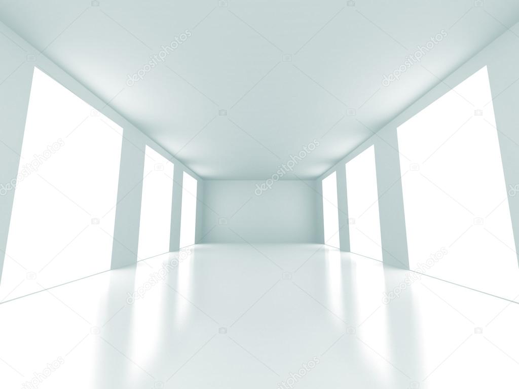 Empty Light Room Interior Background