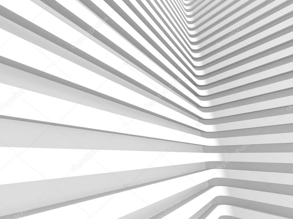 Abstract White Wall Architecture Background