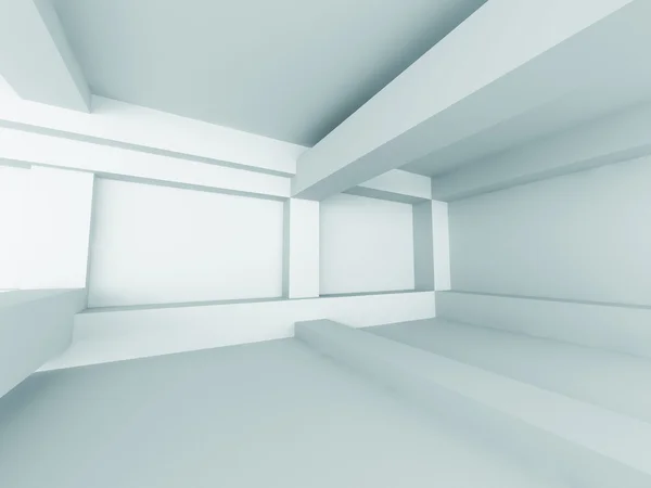 Интерьер пустой комнаты Белый фон — стоковое фото