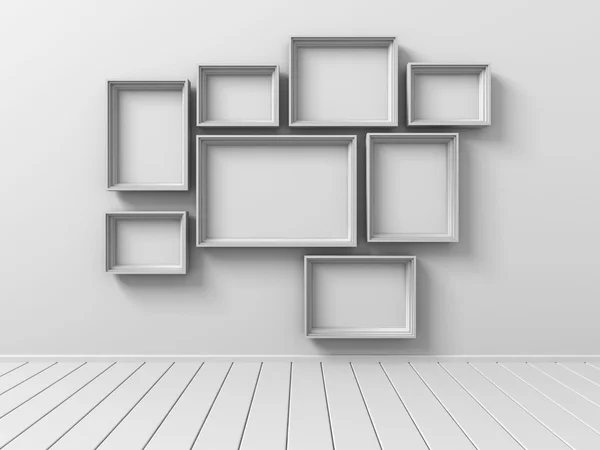 Set Of Picture Photo Frames — Stock Photo, Image
