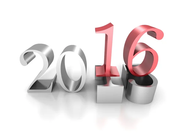 New Year Number 2016 Ove Old 2015 — Stock Photo, Image