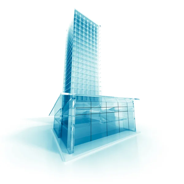 Absztrakt Modern üveg Design épület — Stock Fotó