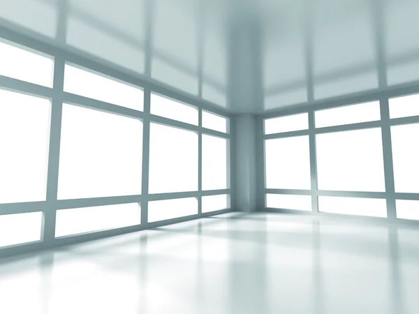 Fondo interior de la habitación vacía blanca abstracta — Foto de Stock