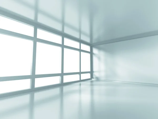 Abstrakt vit tomt rum interiör bakgrund — Stockfoto