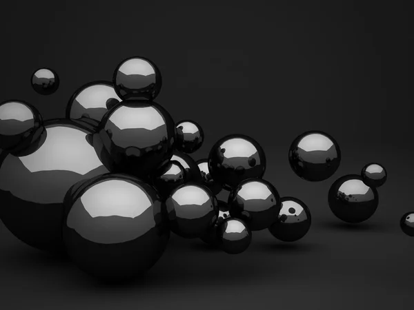 Dark Design Sphere Shape Background — Stock Photo, Image