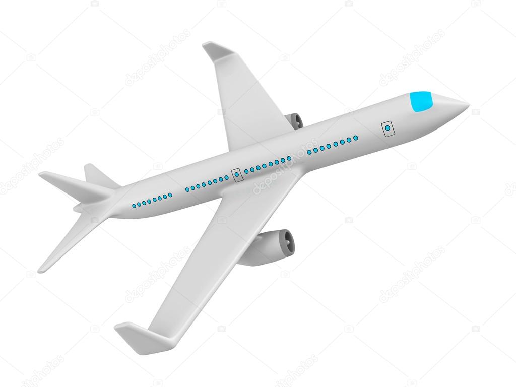 Flying Passenger Aircraft Airplane
