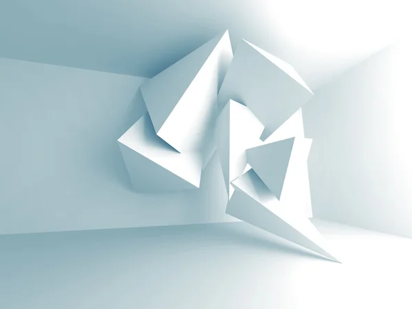 抽象的なピラミッド デザイン アーキテクチャの背景 — ストック写真