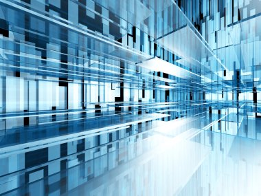 soyut sanal alanda teknolojik altyapı