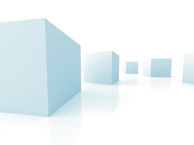 Soyut küpleri şekiller blok arka plan