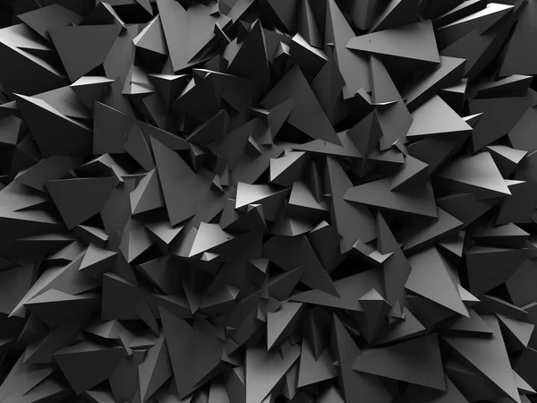 Abstract Dark Chaotic Wall Background — Stock Photo, Image