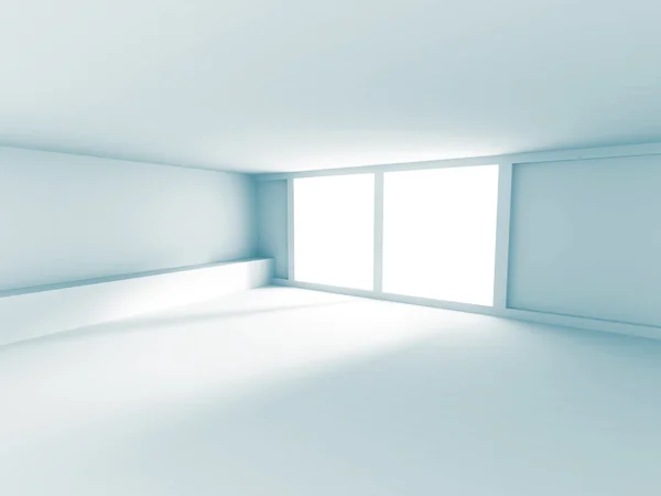 Empty Room Interior White Background — Stock Photo, Image