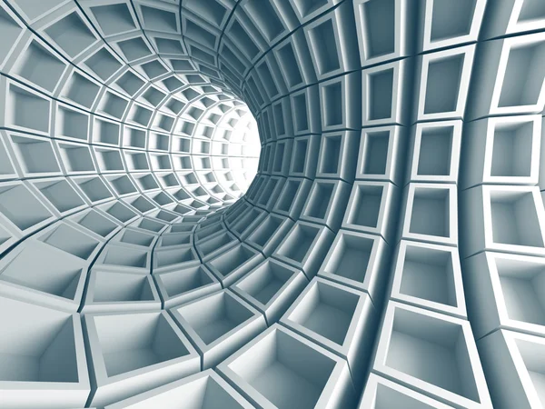 Açık renkli ile mimari tünel