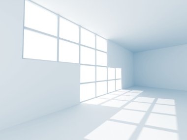 Modern boş oda iç arka plan