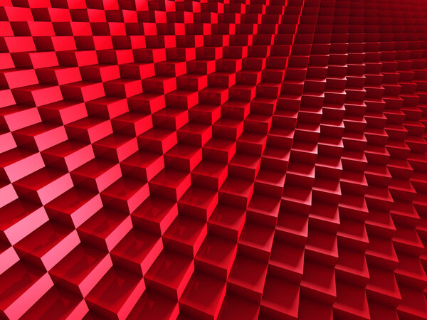 3d abstract background of cubes. blocks structure construction