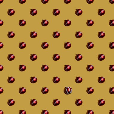 Noel baloları, kusursuz desenler, duvar kağıtları.