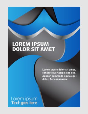 Uzay vektör arka plan illüstrasyon vektör soyut mavi siyah eğri