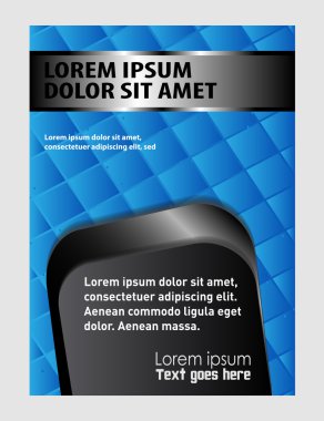 İş posteri, el ilanı düzeni şablonu şık sunum