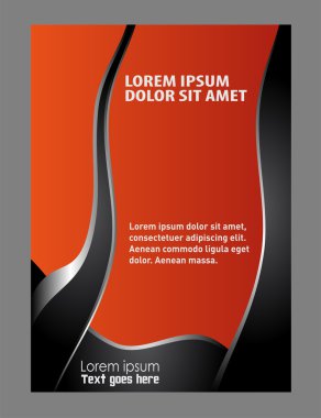 Arka plan afiş soyut şablonu