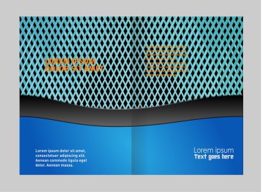 Broşür tasarım vektör tasarım şablonu