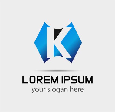 K harfine dayalı soyut simge