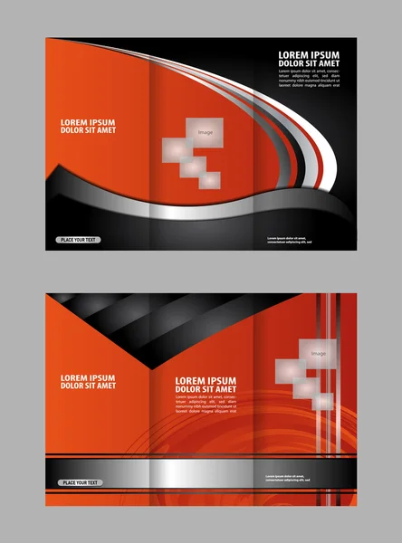 Brochure ontwerp sjabloon — Stockvector