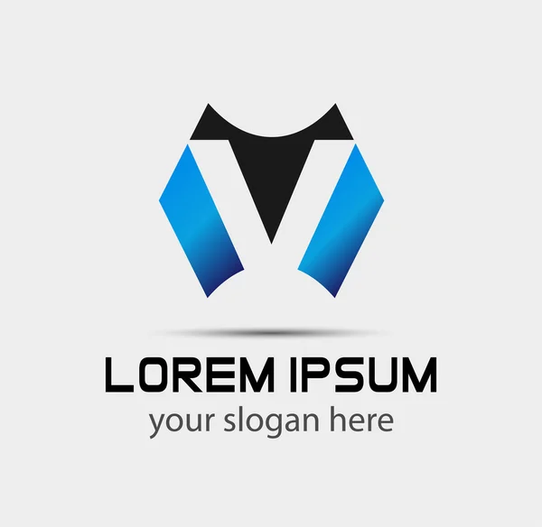 Letter v logo icon design template elements — Stock Vector