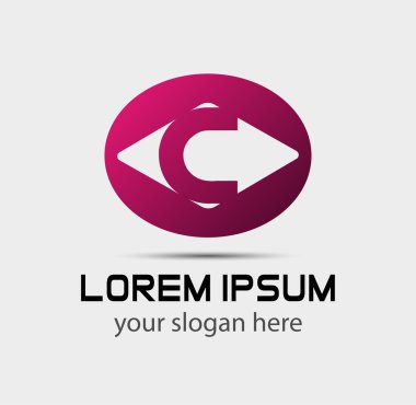 Soyut harfi c simgesi