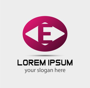 Soyut mektup e simgesi