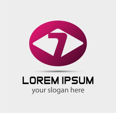 7, numara yedi logo, sembol, simgesi