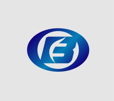 B Harfi Logo Simgesi Tasarım Şablonu Elemanları