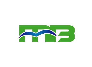 Harf M ve B logo vektör