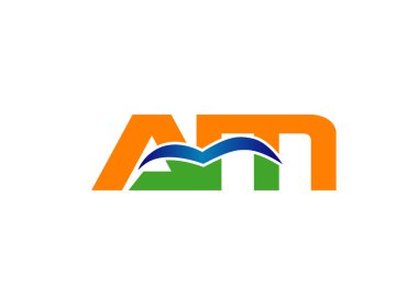 Mektup logo tasarım vektör çizim şablonu kulüpler