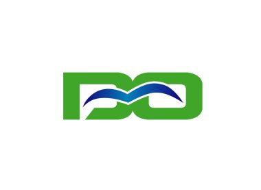 Bağlantılı mektup logo şirket