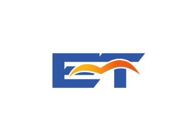 Et Logo tasarım vektör şablonu