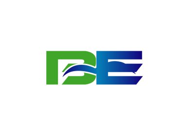 Mektup logo tasarım vektör çizim şablonu