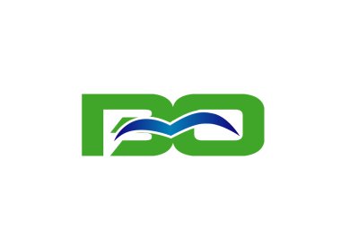 Logo tasarım vektör çizim şablonu mektup