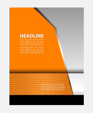 Vektör iş broşürü, broşür şürü