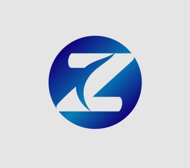 Mektup z logo simge tasarım şablonu öğeleri