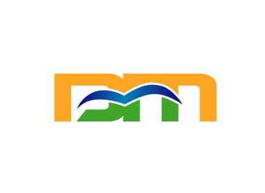 Mektup Dm logo vektör