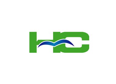 HC Logo. Vektör grafik marka mektup öğesi