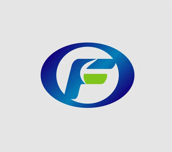 Lettre F logo icône modèle de conception — Image vectorielle