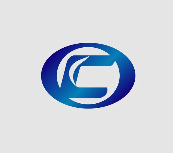 Wzór ikony logo litery C — Wektor stockowy