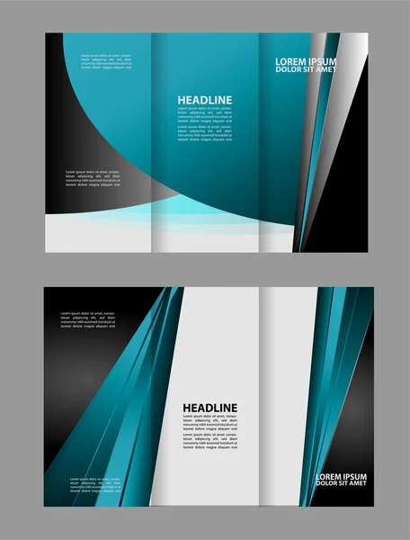 Achtergrond concept ontwerp voor brochure of flyer, abstracte vector illustratie — Stockvector