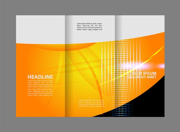 Stilvolle Präsentation von Geschäftsplakat, Zeitschriftencover, Design-Layout-Vorlage — Stockvektor